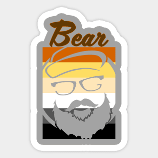 JG Logo Bear Pride Sticker